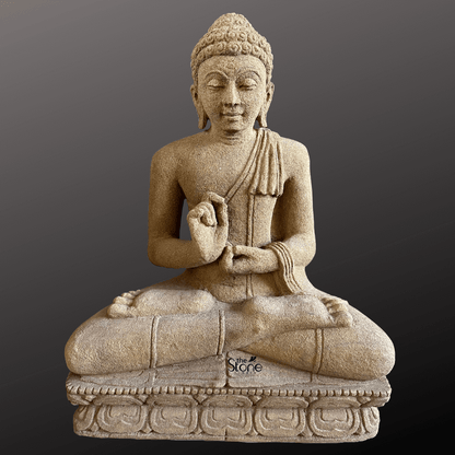 Small Buddha Antique Statue 2.5ft