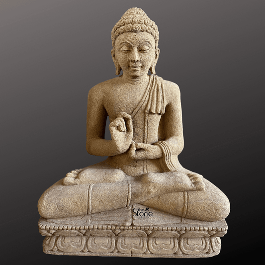 Small Buddha Antique Statue 2.5ft