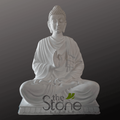 Buddha Fiber Statue 5′