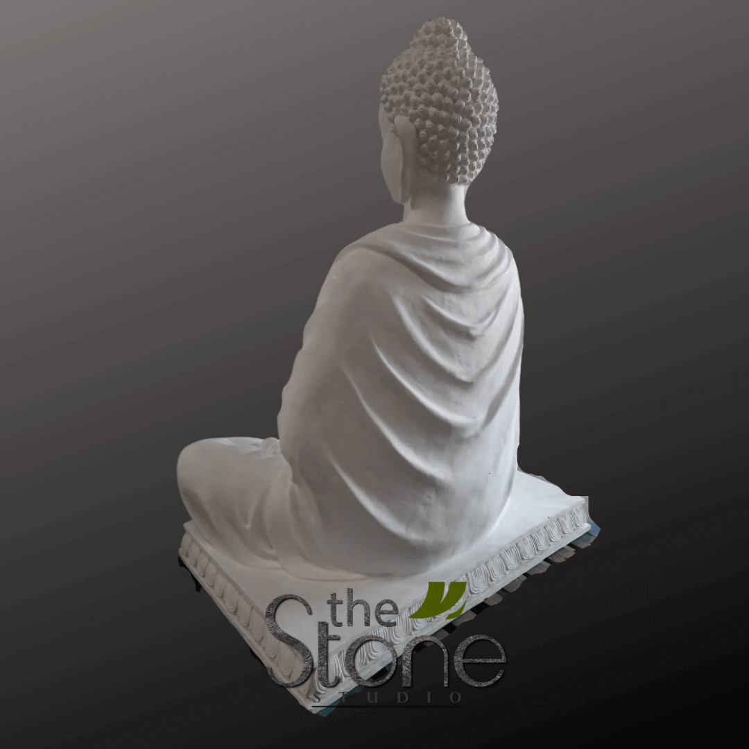 Buddha Fiber Statue 5′