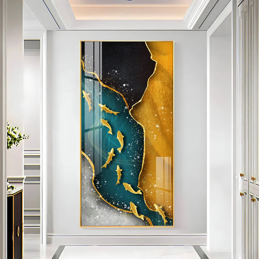 Into The Stream Luxury Crystal Wall Art