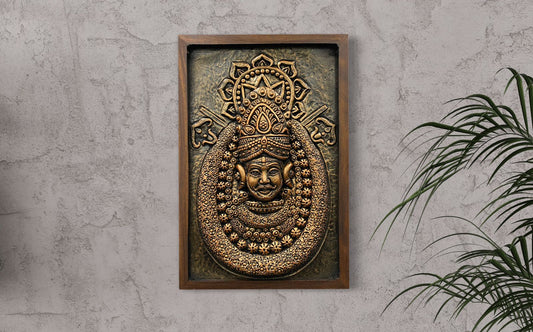 Khatu Shyam 3D Relief Mural Wall Art