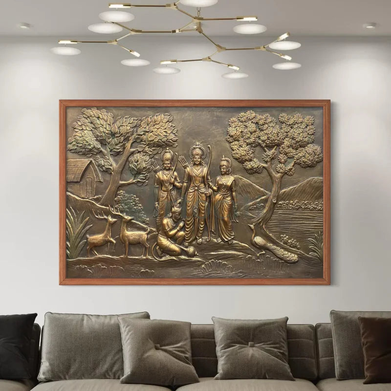 Divine Ram Darbar 3D Relief Mural | 6X4 and 8X5 Feet