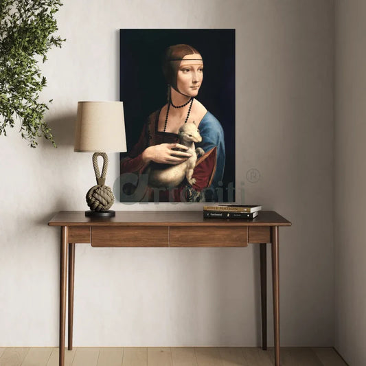 Lady with an Ermine by Leonardo da Vinci World Famous Painting