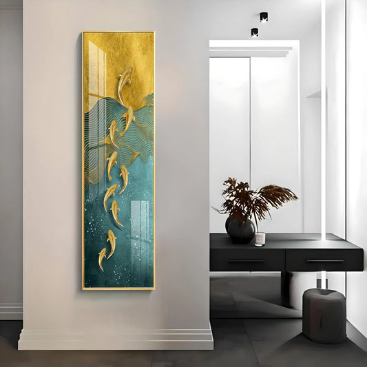 Limitless Delights Luxury Crystal Vertical Wall Art