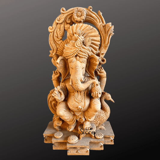 Lord Ganesha Stone Statue 2ft