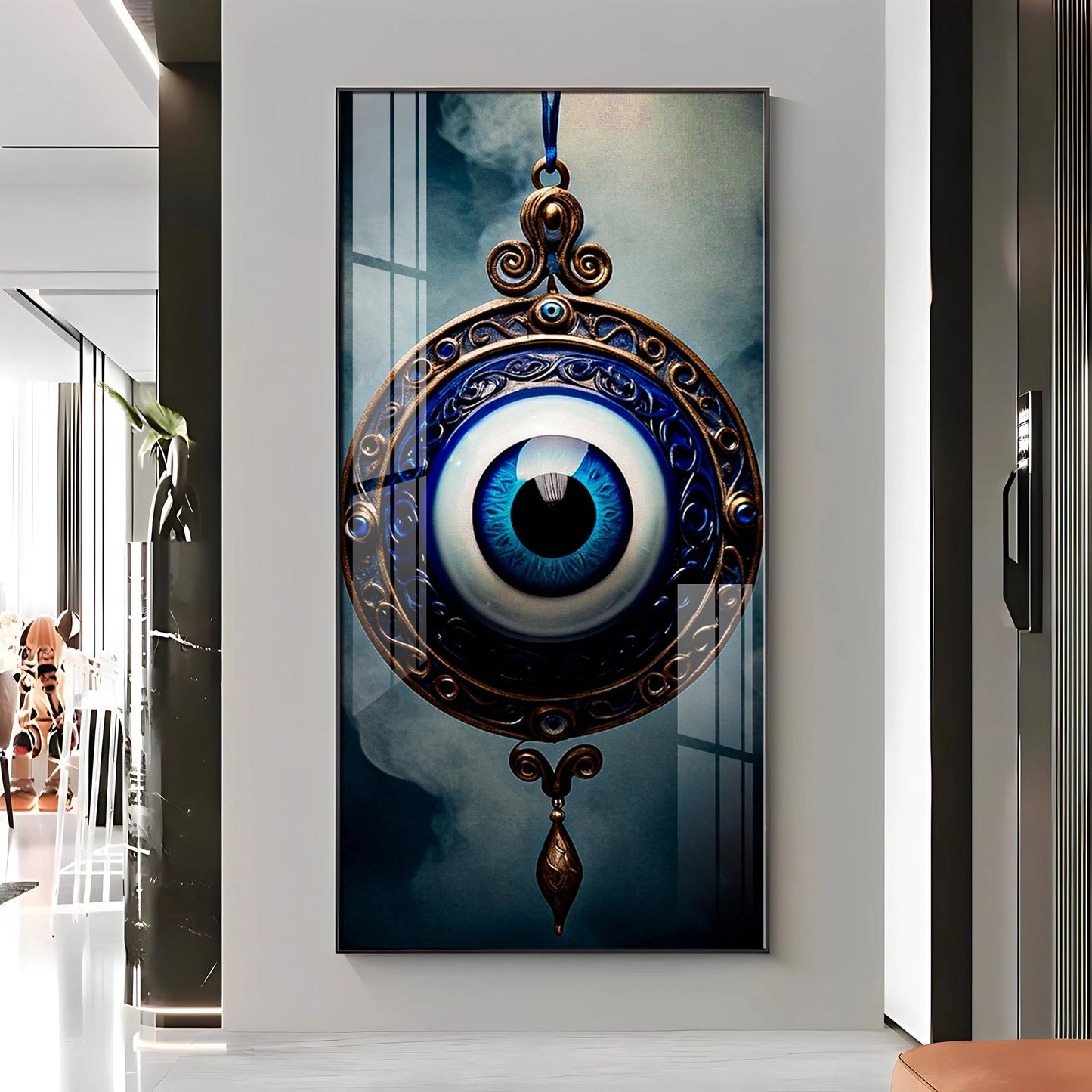 Malevolent Vision Premium Acrylic Vertical Wall Art