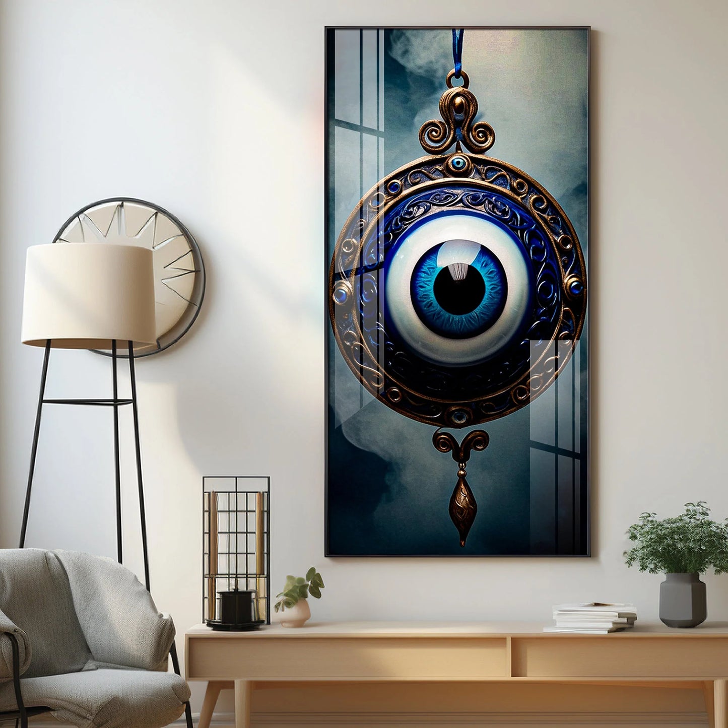 Malevolent Vision Premium Acrylic Vertical Wall Art