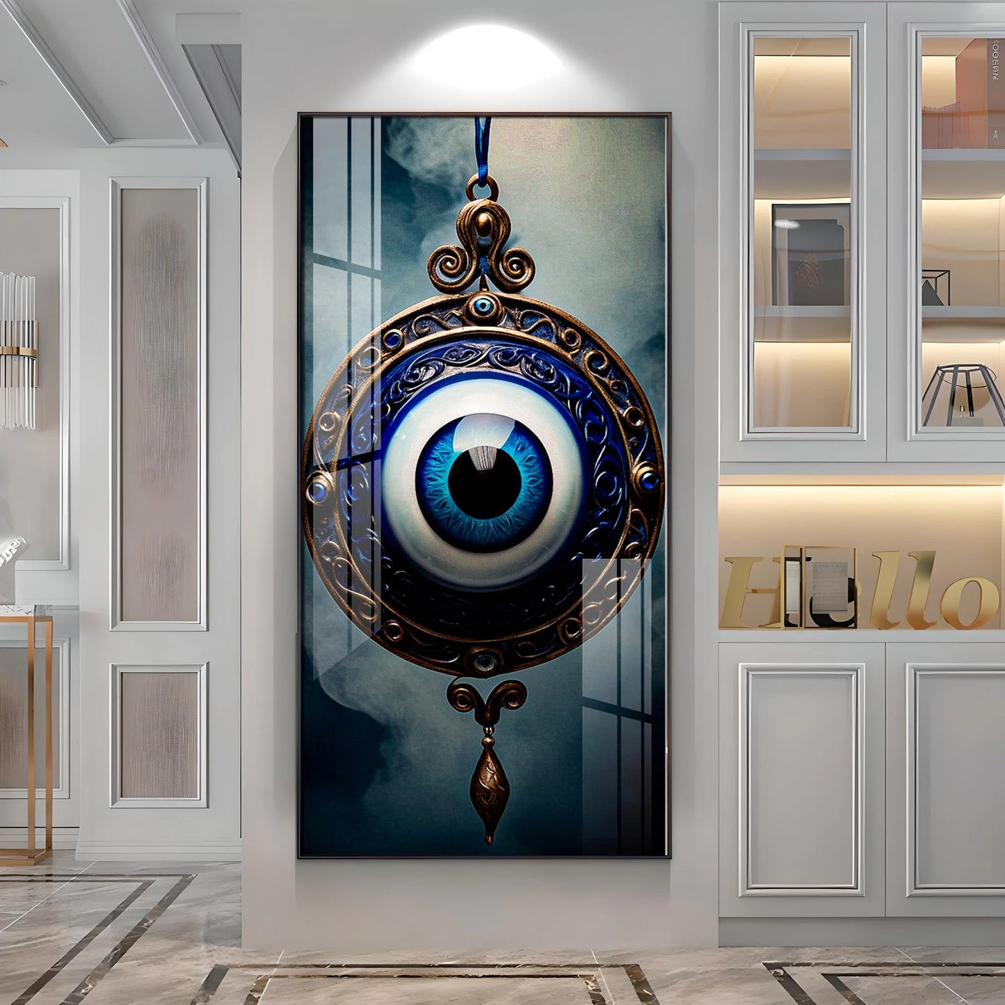 Malevolent Vision Premium Acrylic Vertical Wall Art