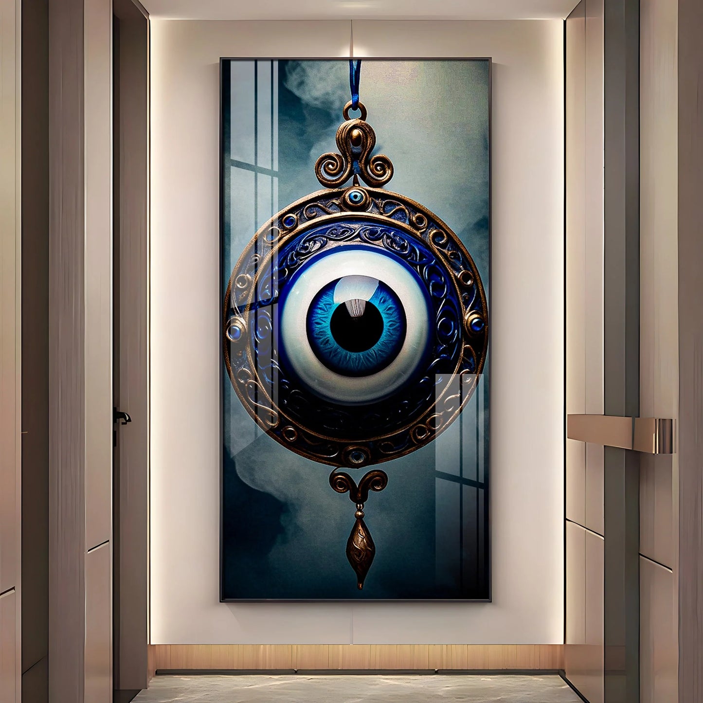 Malevolent Vision Premium Acrylic Vertical Wall Art