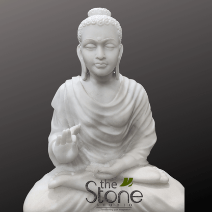Marble Buddha Statue for Home 2.5ft