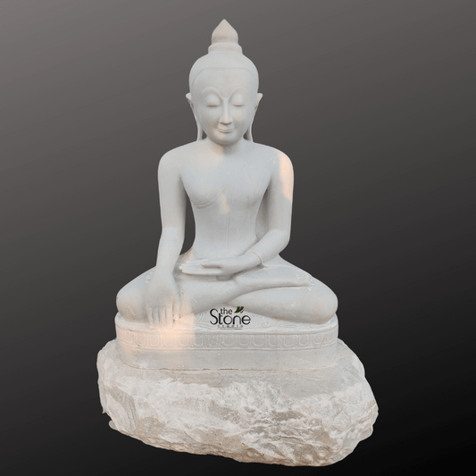 Marble Buddha Statue For Garden 4ft