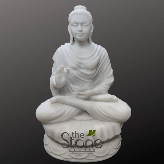 Marble Buddha Statue for Home 2.5ft