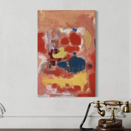 Mark Rothko 1948 Orange Abstract Art World Famous Painting