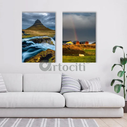 Nature Photography Set of 2 Photographs Canvas Giclee Prints