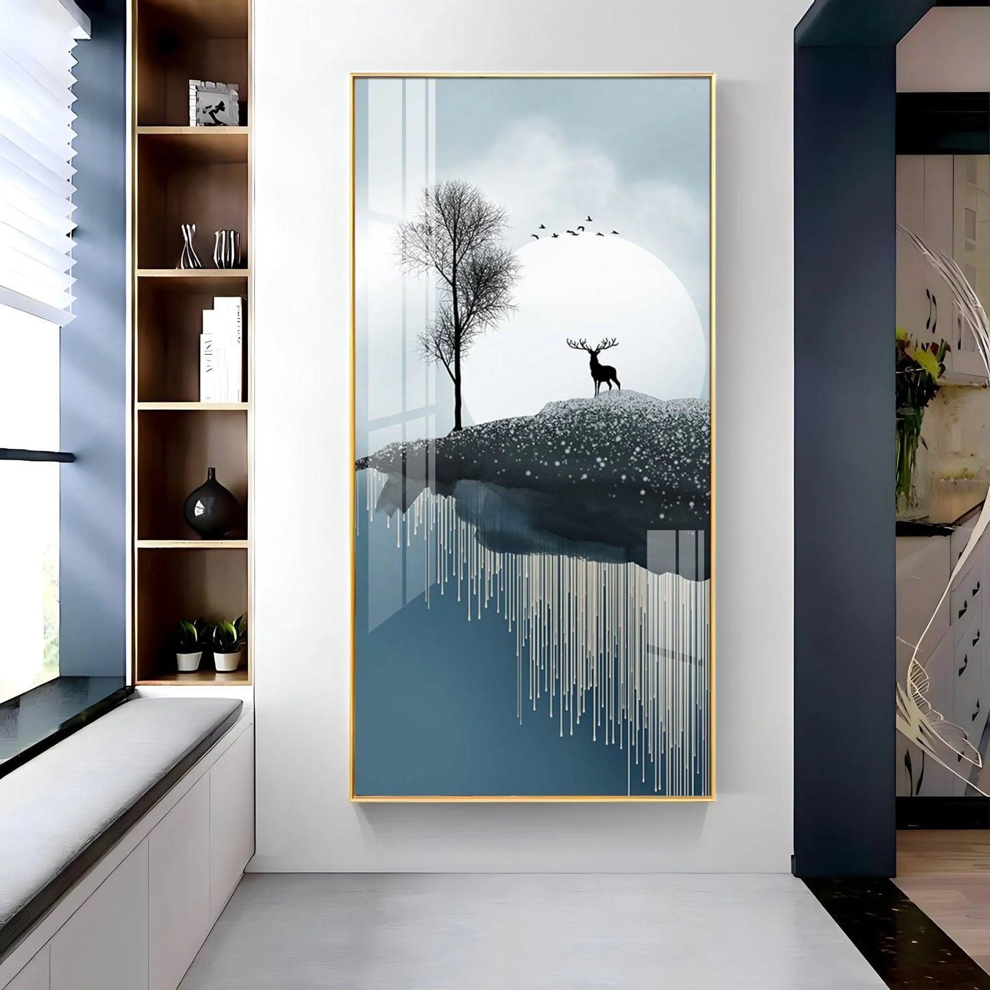 Night Forest Luxury Crystal Wall Art