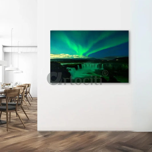 Northern Lights High Quality Giclee Print Gallery Wrapped
