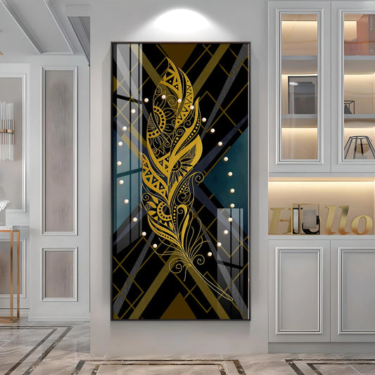 Opulent Fusion Canvas Premium Acrylic Vertical Wall Art