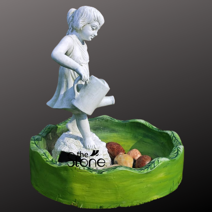 Girl Garden Fountain 3ft