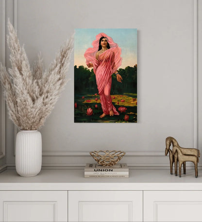 Padmini By Raja Ravi Varma Famous Canvas Painting