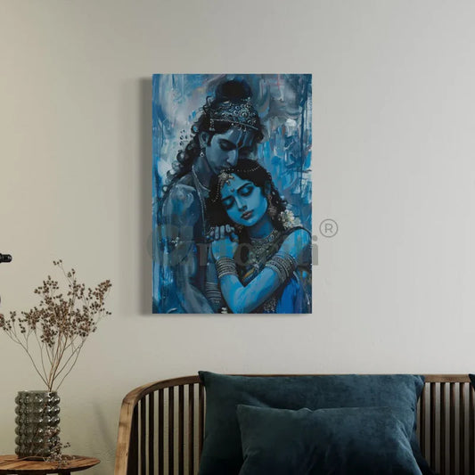 Radha Krishna Canvas Giclee Print