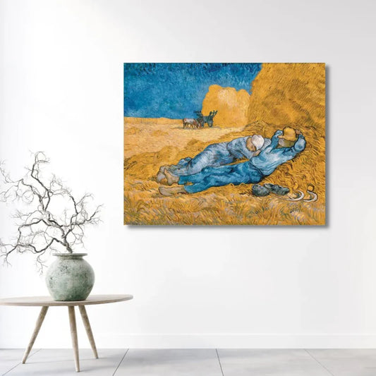 Rest from Work Painting by Van Gogh Large Size Artwork