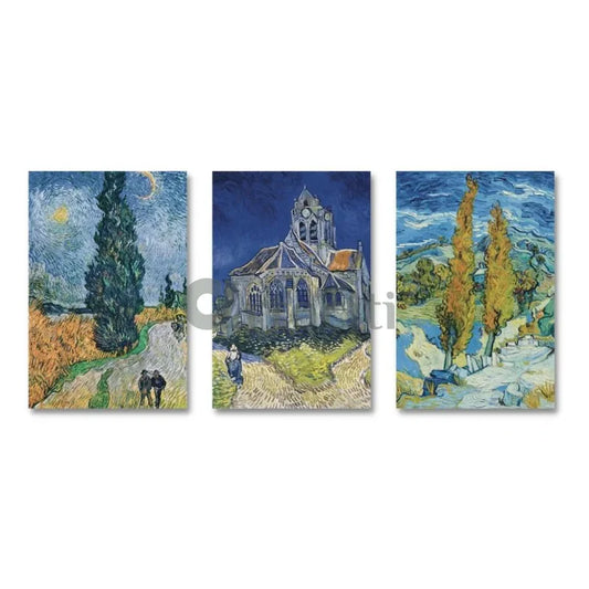 Road with Cypress and Star by Vincent Van Gogh Large Size Canvas Painting