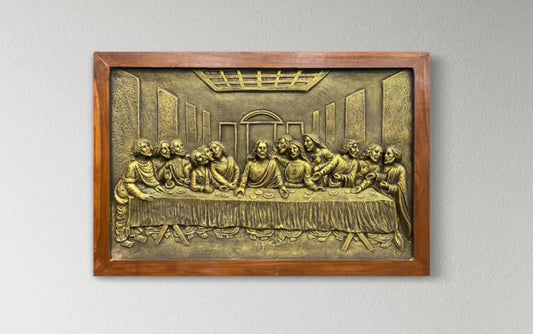 Last Supper 3D Relief Mural Wall Art Jesus Christ Painting