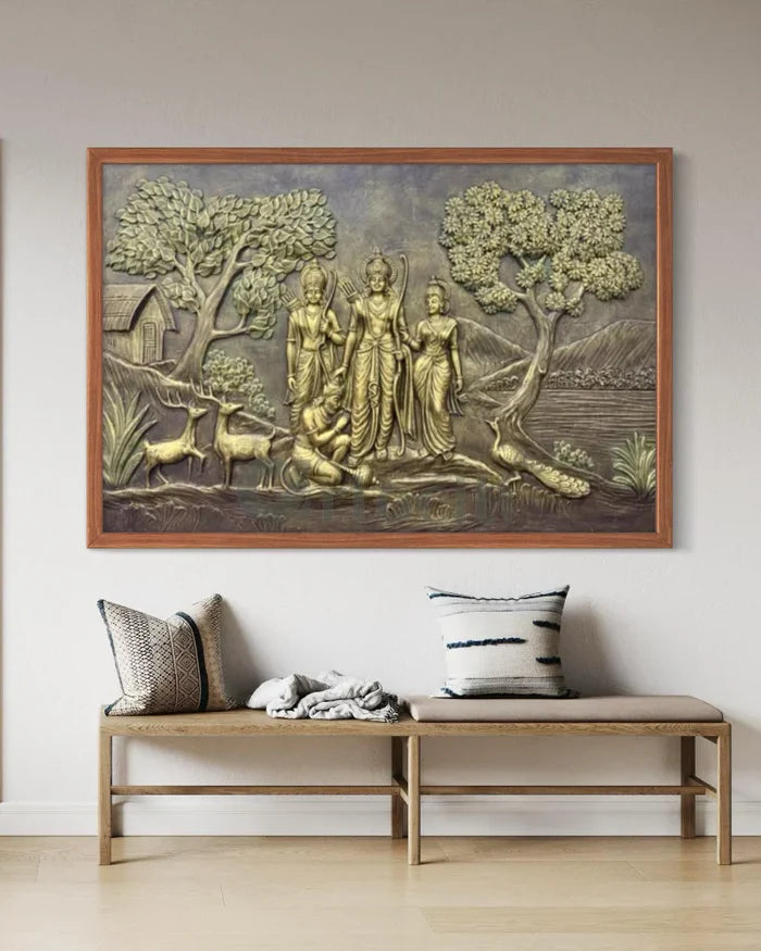Divine Ram Darbar 3D Relief Mural | 6X4 and 8X5 Feet