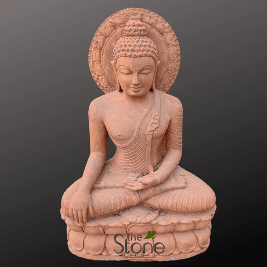 Sandstone Buddha Statue 4ft