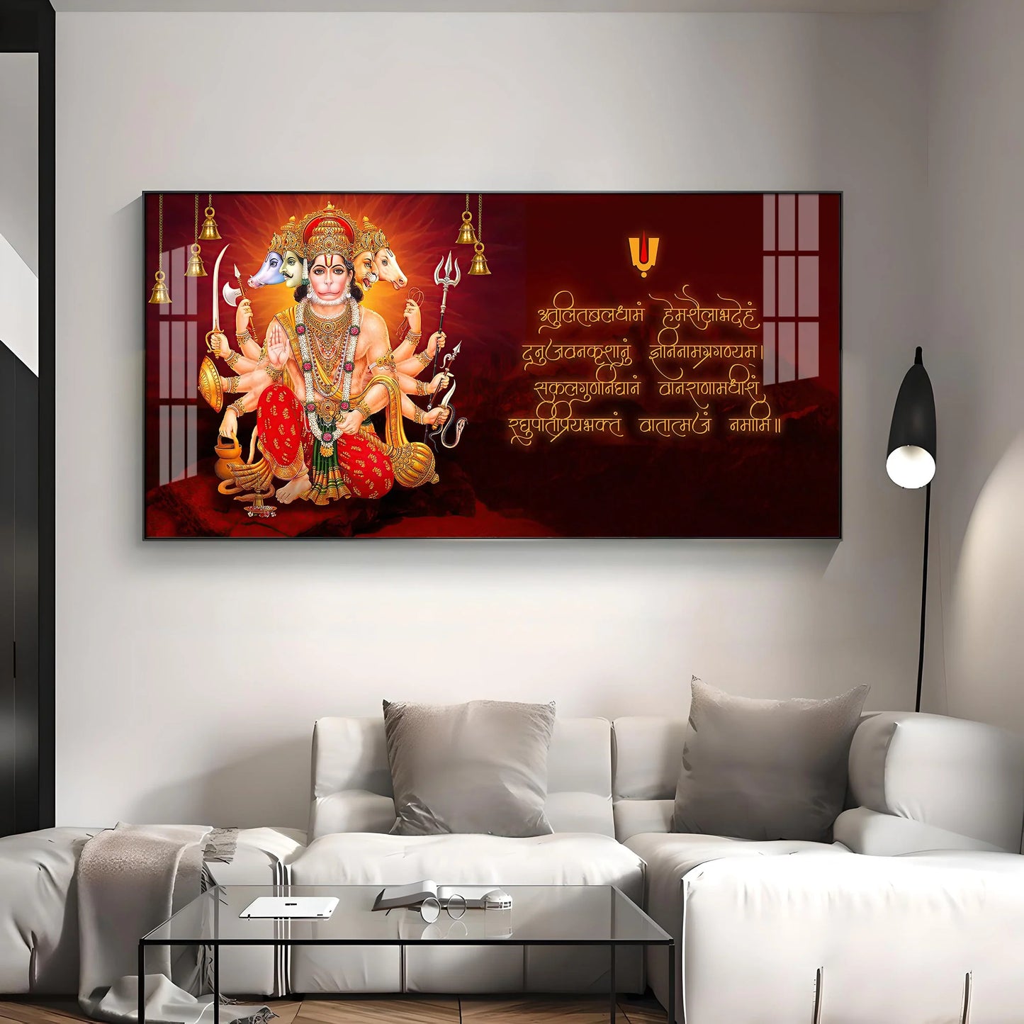 Sankat Mochan Premium Acrylic Horizontal Wall Art