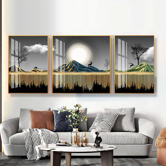 Scandinavian Art Premium Acrylic Wall Art (Set of 3)