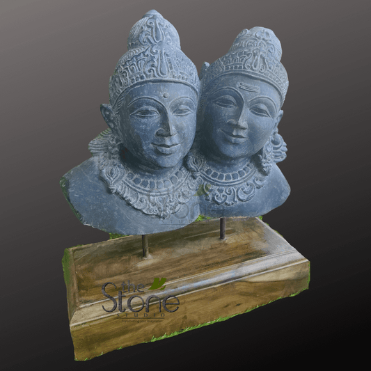 Shiva Parvati Statue 18″