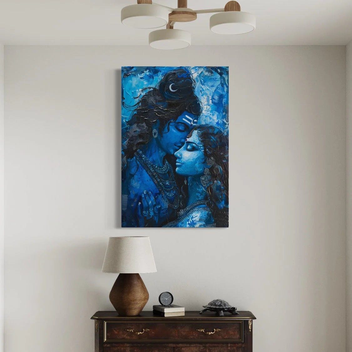 Shiva Shakti Canvas Giclee Print