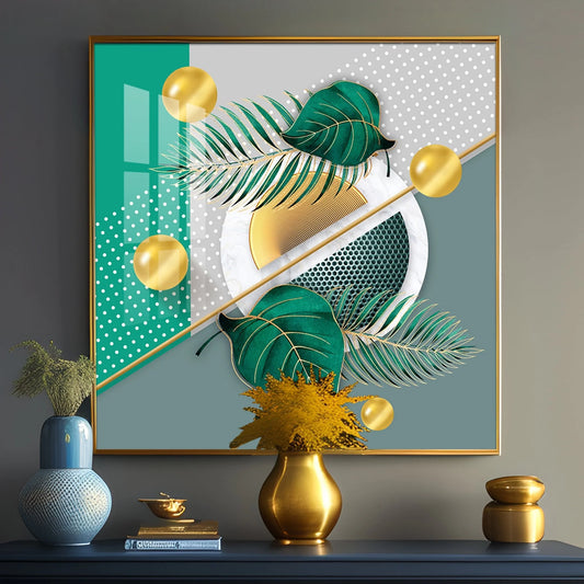 Simple And Light Luxury Interior Premium Acrylic Square Wall Art