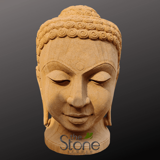 Stone Buddha Head 3ft