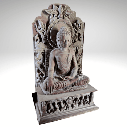 Stone Buddha Statue For Home Decor 2.5ft