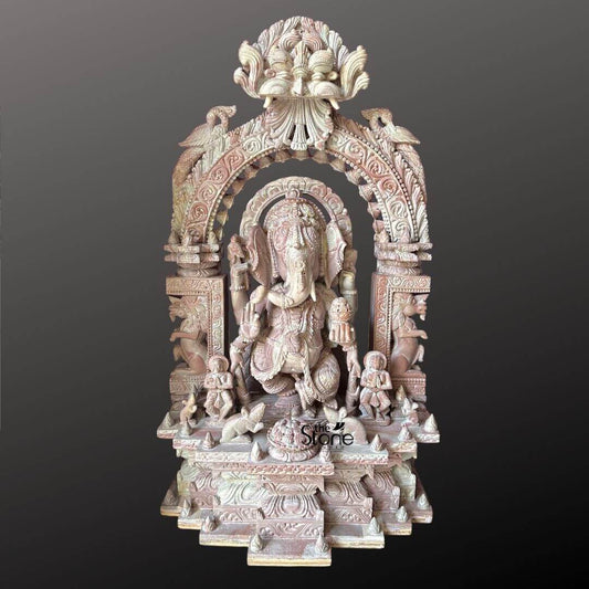 Stone Ganesha Statue 2ft