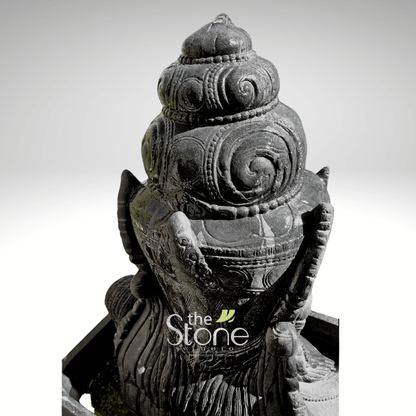 Shiva Fountain in Black stone 3ft