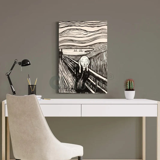 The Scream by Edvard Munch Famous Canvas Giclee Print