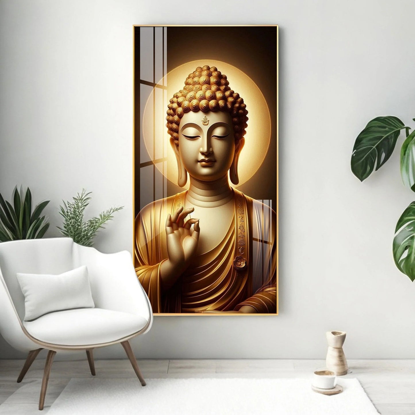 Tranquil Passage Buddha Premium Acrylic Wall Art