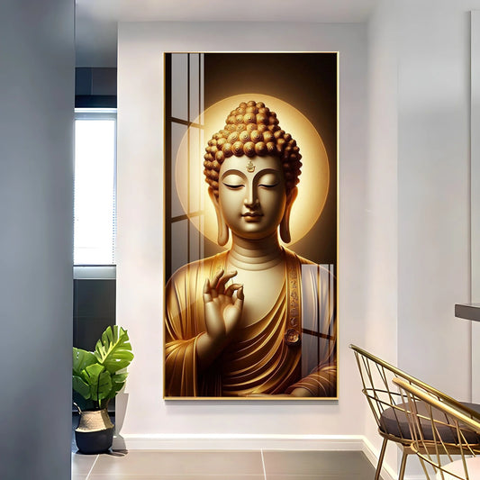 Tranquil Passage Buddha Premium Acrylic Wall Art
