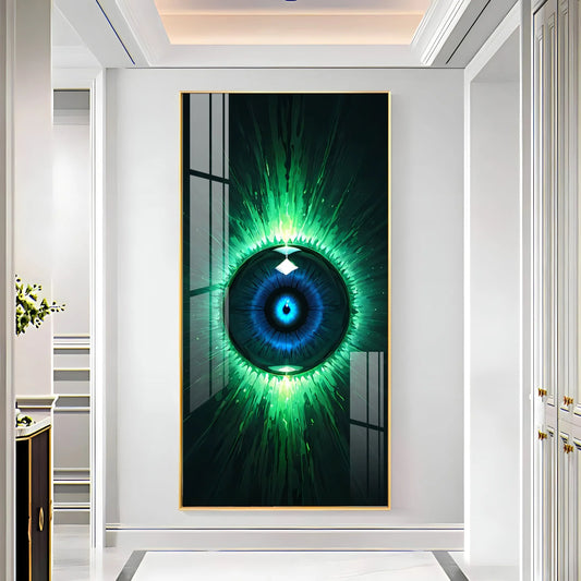 Verdant Vision Premium Acrylic Vertical Wall Art