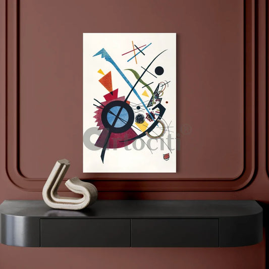 Violet, 1923 Canvas Giclée Print by Wassily Kandinsky World Famous Painting
