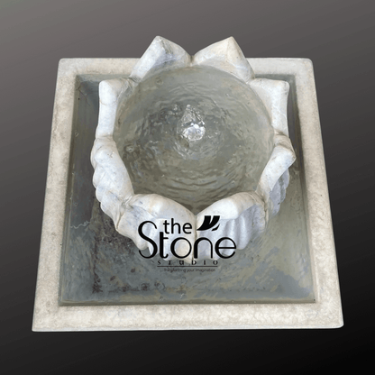 Tulip Marble Fountain with Base 3ft