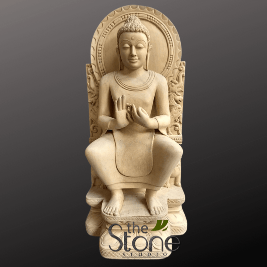 Wood Buddha 18″