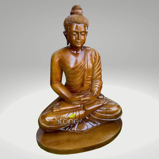 Wooden Buddha Statue Online 2ft