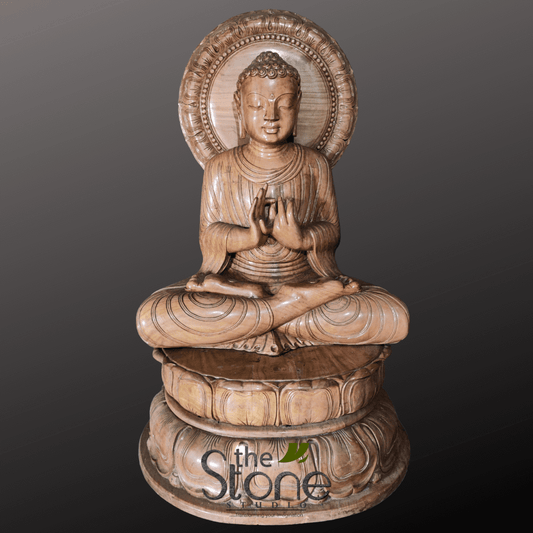 Wooden Buddha Statue 6ft