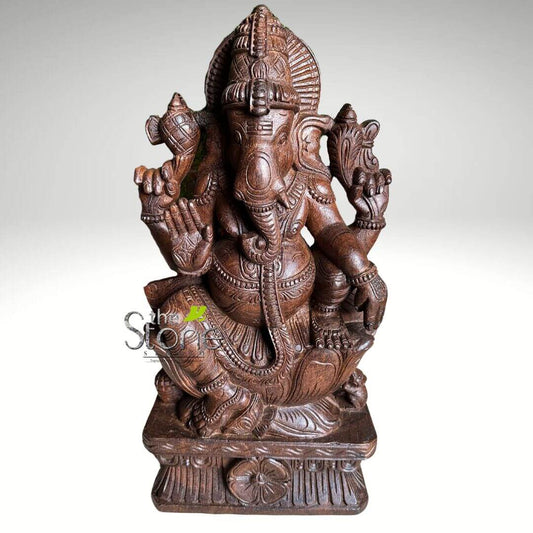 Wooden Ganesh Statue 2 feet