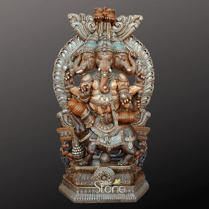 Wooden Vinayagar 6.5ft